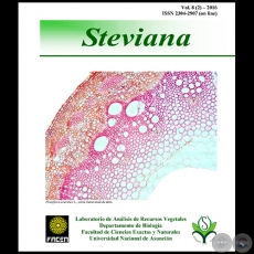 REVISTA STEVIANA - VOLUMEN 8 (2) - AO 2016 - Publicacin del Herbario FACEN